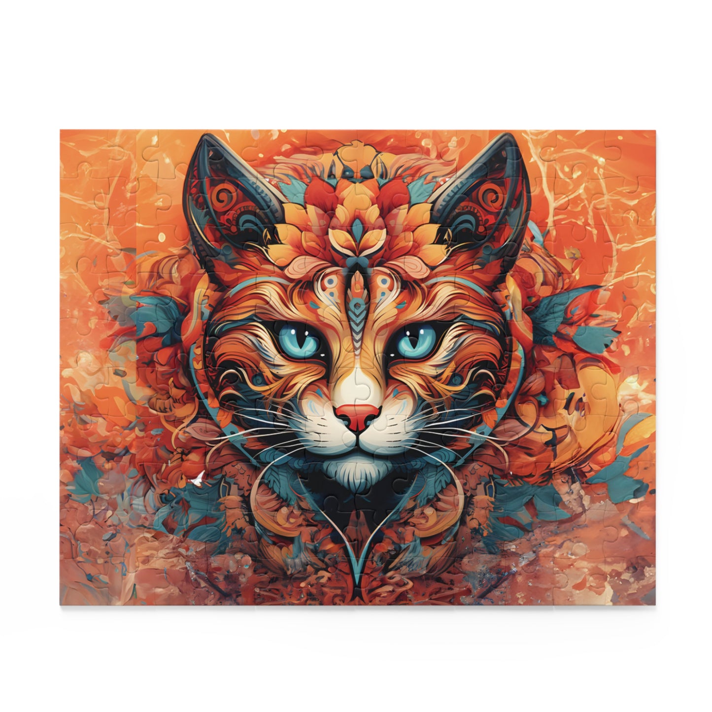 Mandala Cat  - Puzzle (120, 252, 500-Piece)