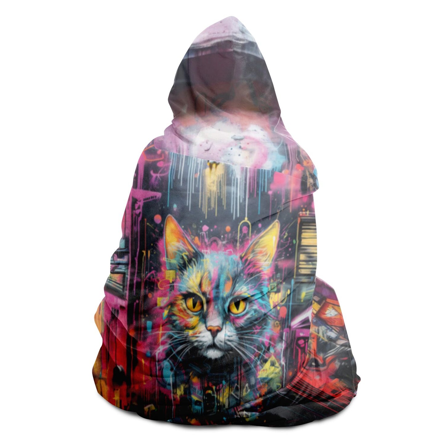 Urban Graffiti - Hooded Blanket