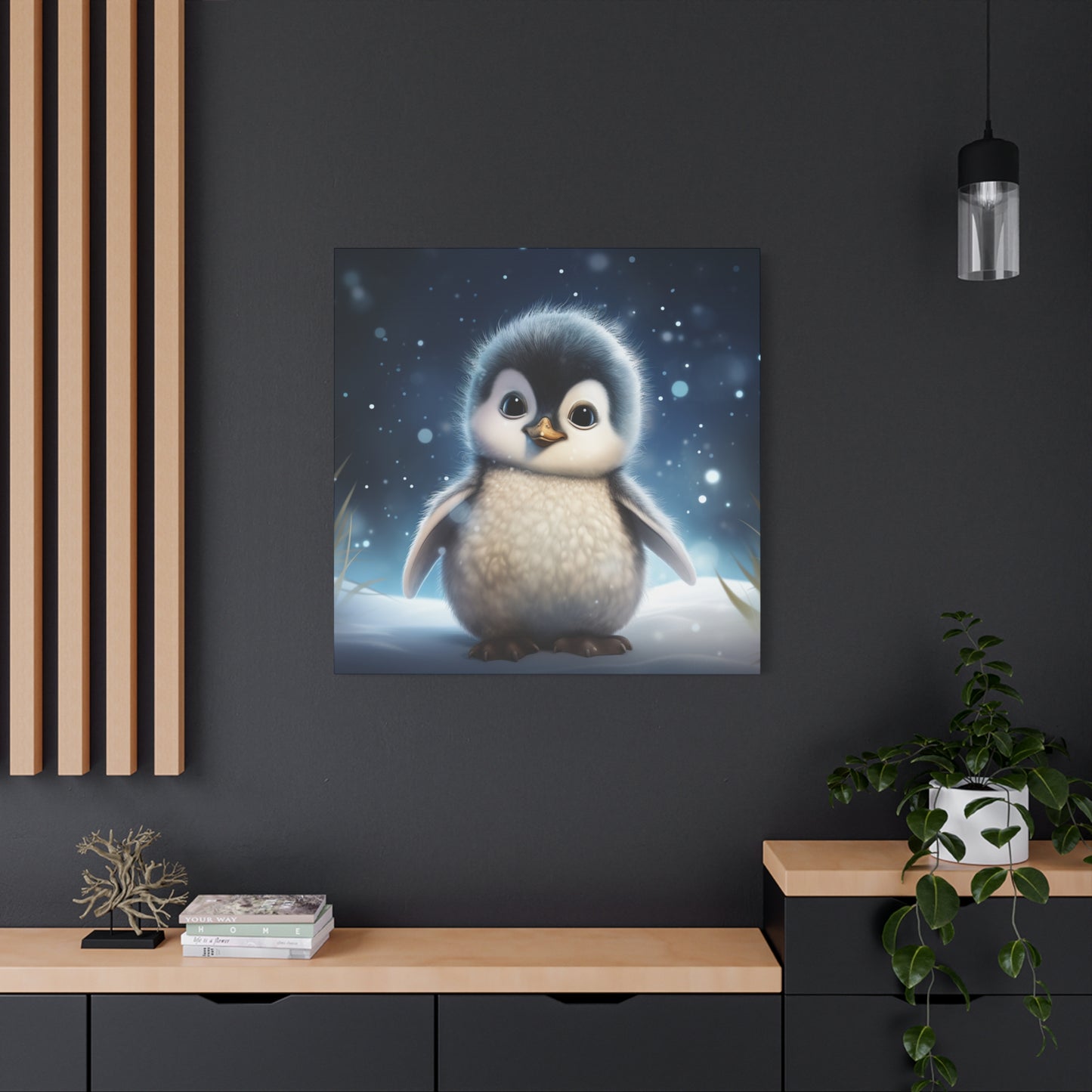 Baby Penguin Wall Canvas