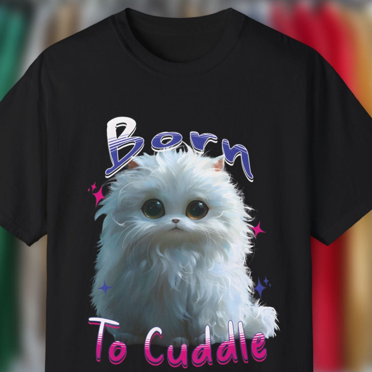 Born to Cuddle - Cat T-shirt