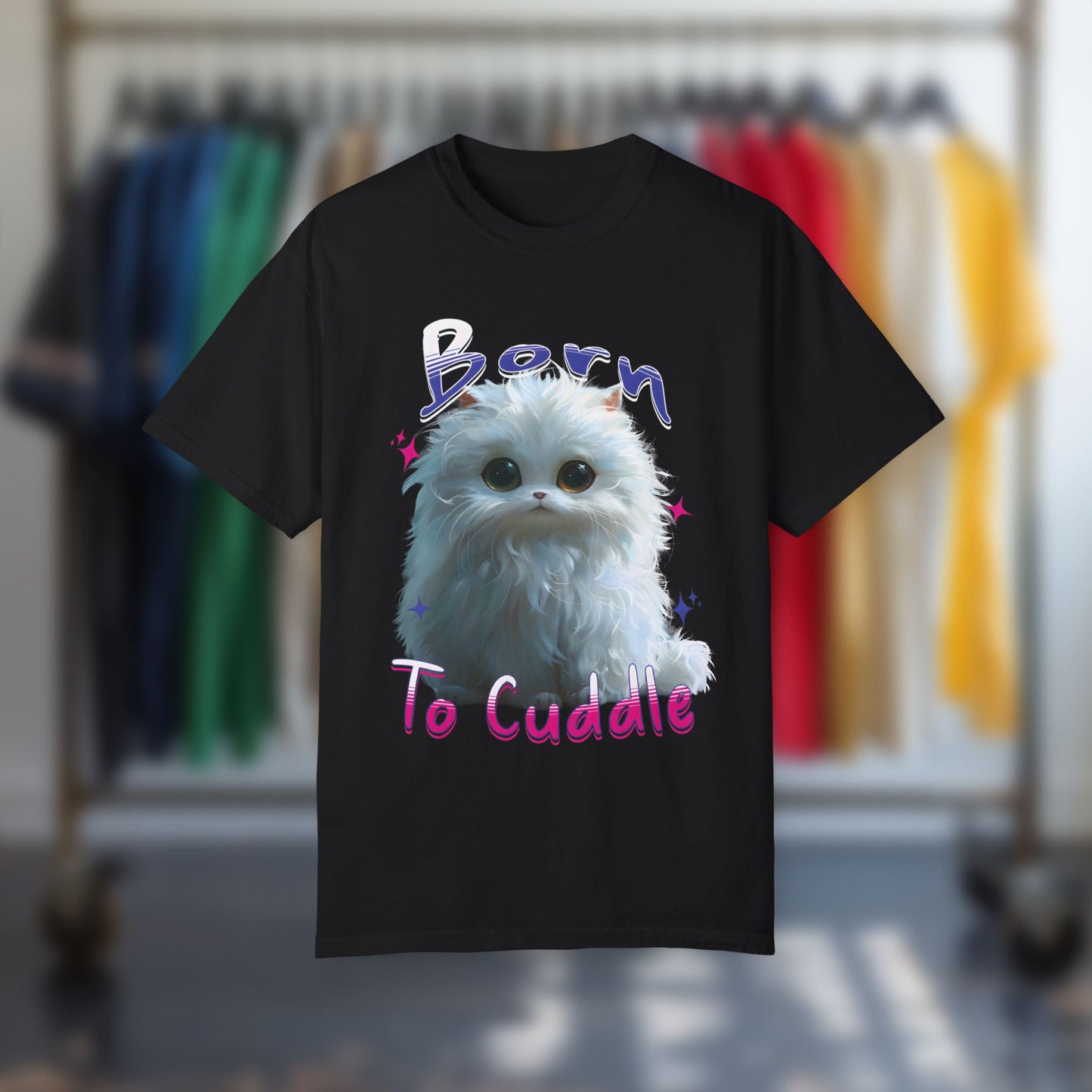 Born to Cuddle - Cat T-shirt