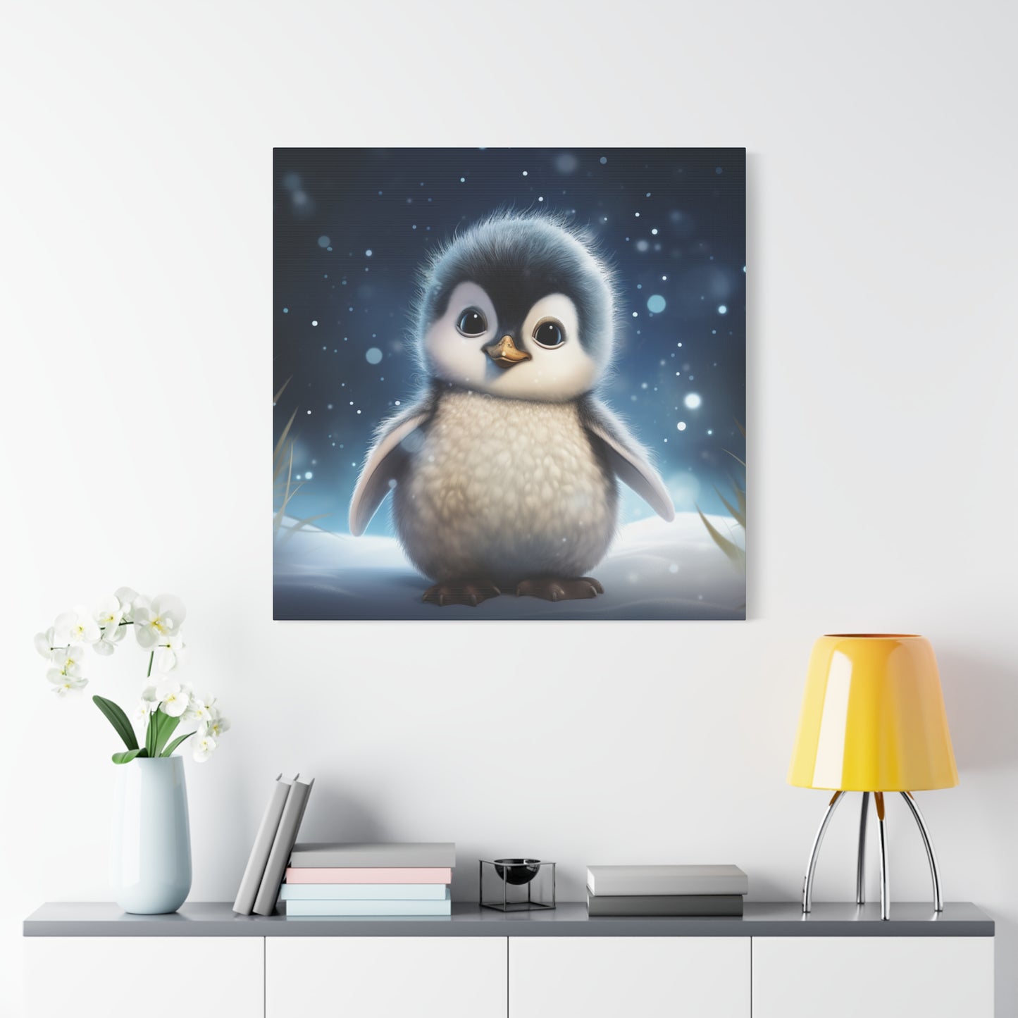 Baby Penguin Wall Canvas