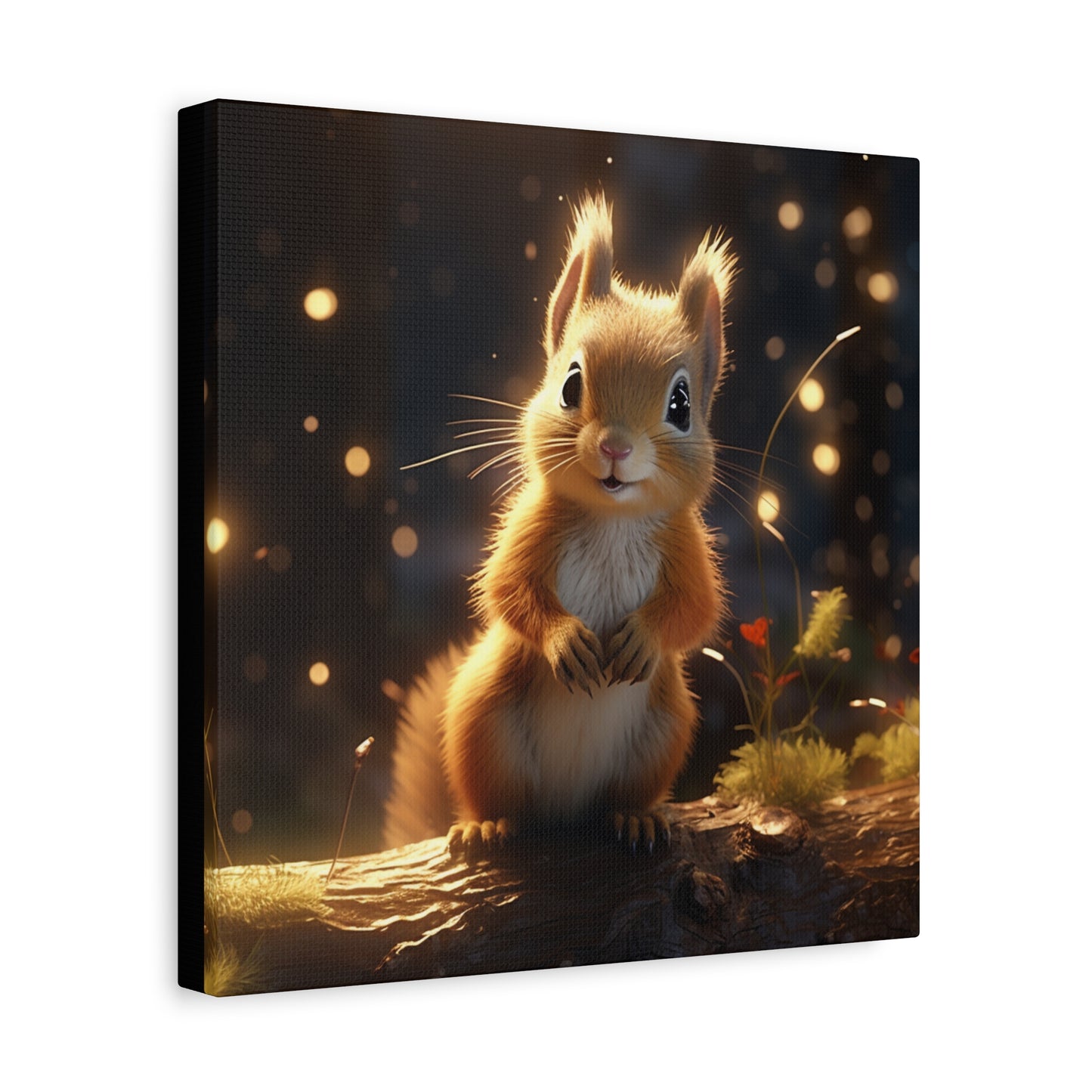 Baby Squirrel Wall Canvas