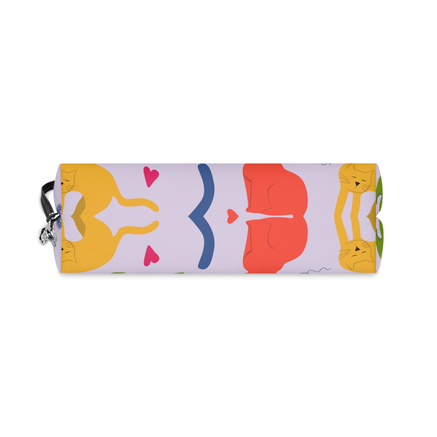 Vibrantly Colored Cats Makeup Bag – Purple