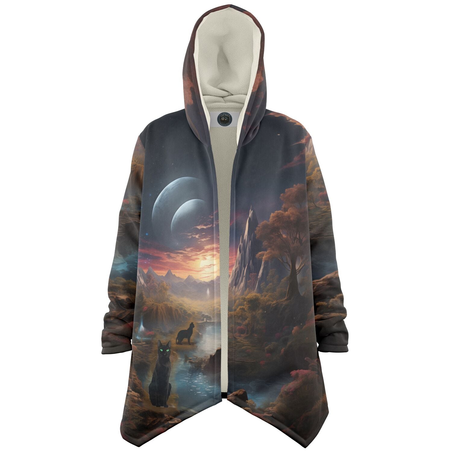 Cats at Two Moons Canyon - Fleece Lined Cloak