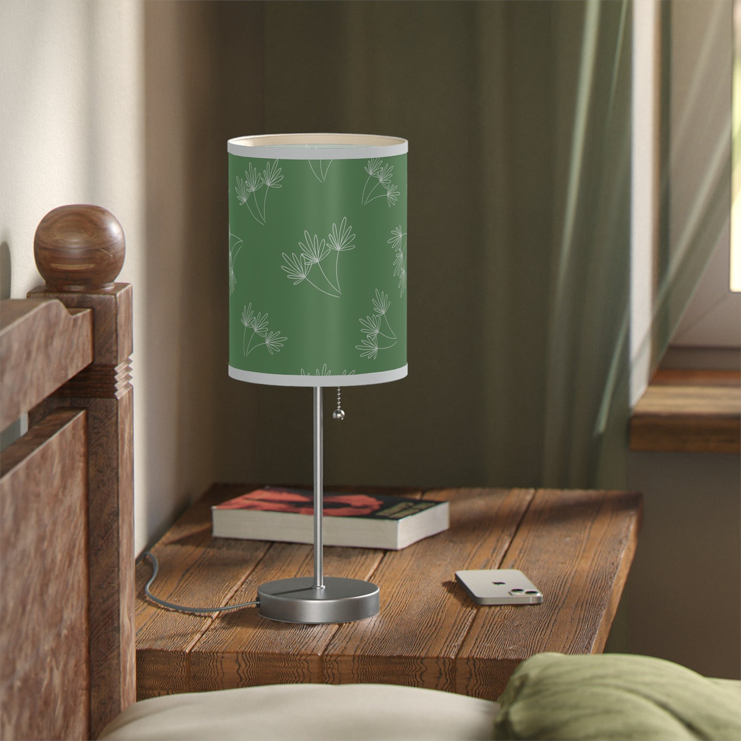 Leafy Whimsy Lamp – Green