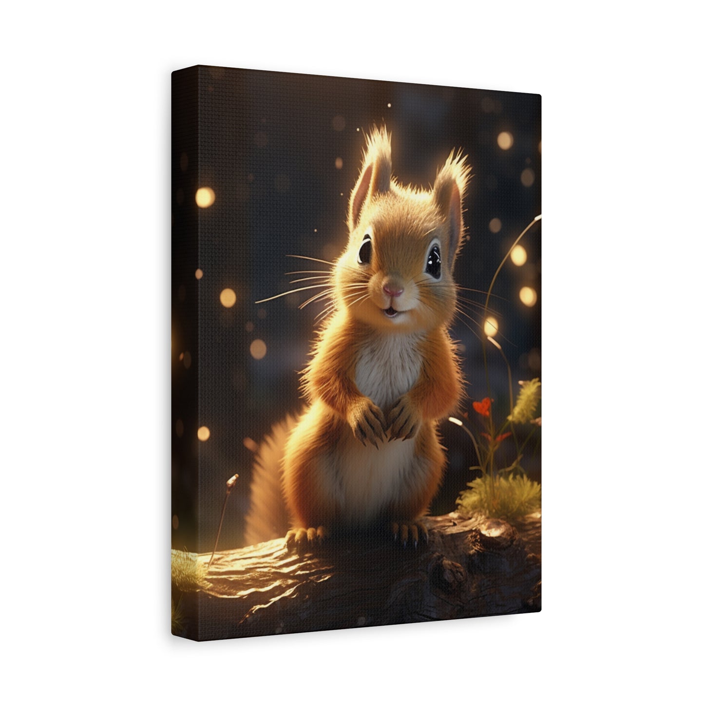 Baby Squirrel Wall Canvas