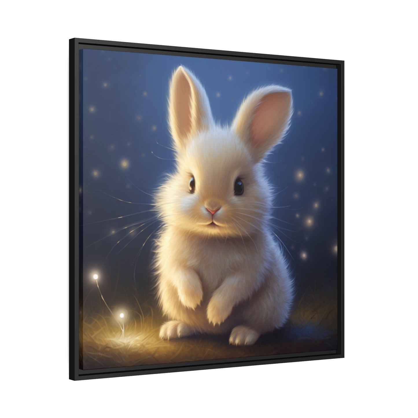 Baby Bunny Framed Wall Canvas