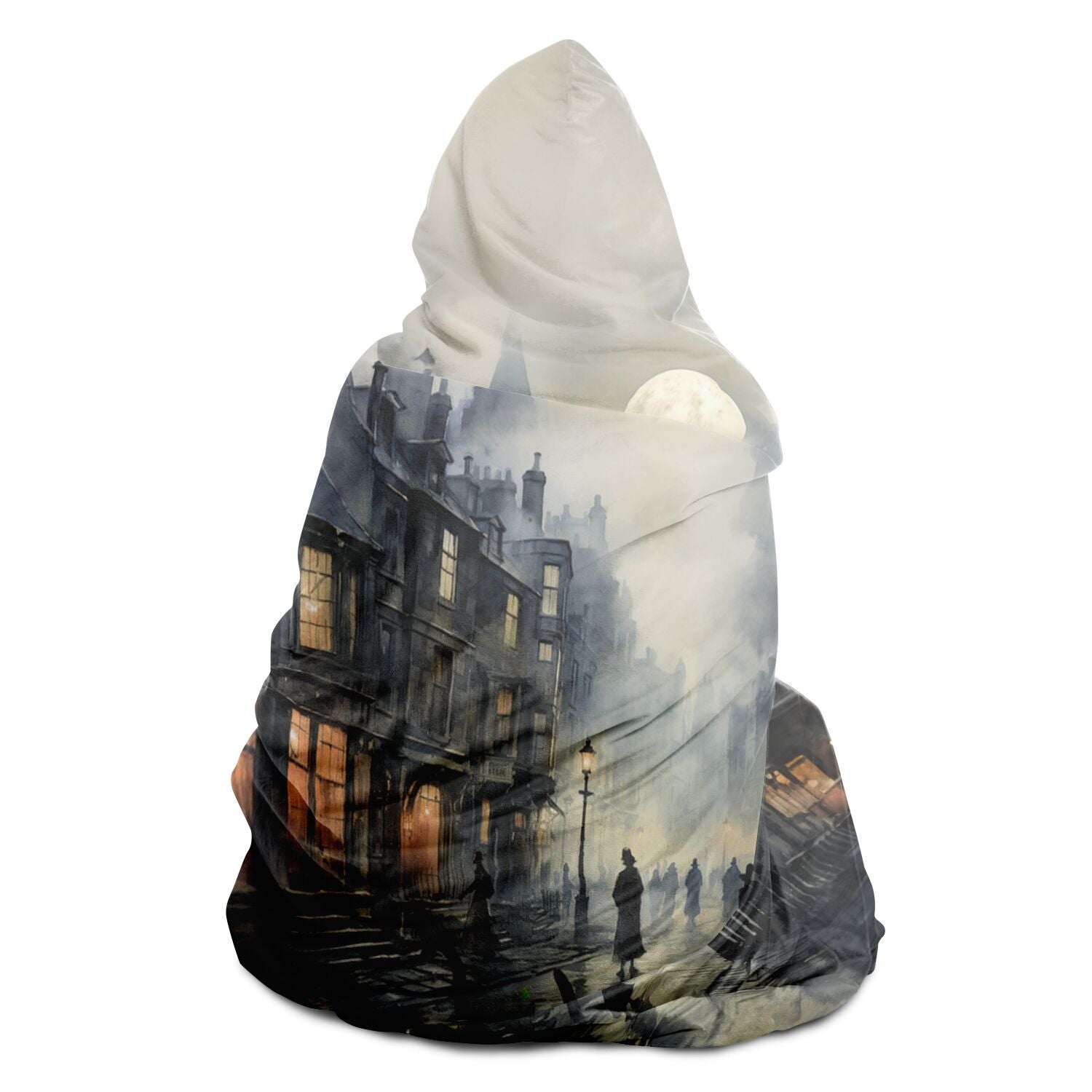 Cats in London Fog - Hooded Blanket