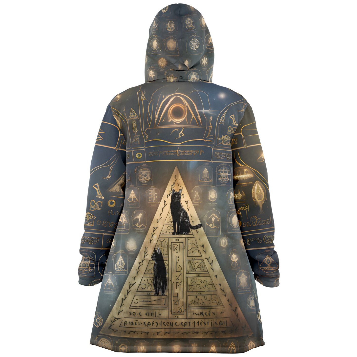 Cats at The Mystical Pyramid - Fleece Lined Cloak