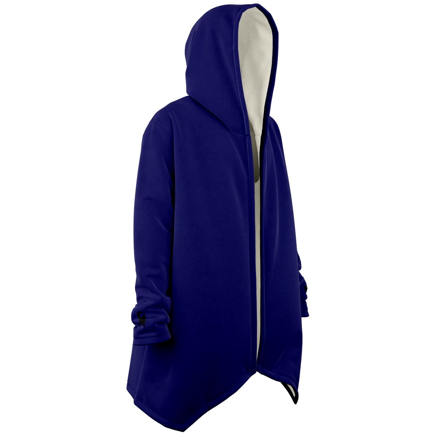 Cat and Blue Blooms - Fleece Lined Cloak