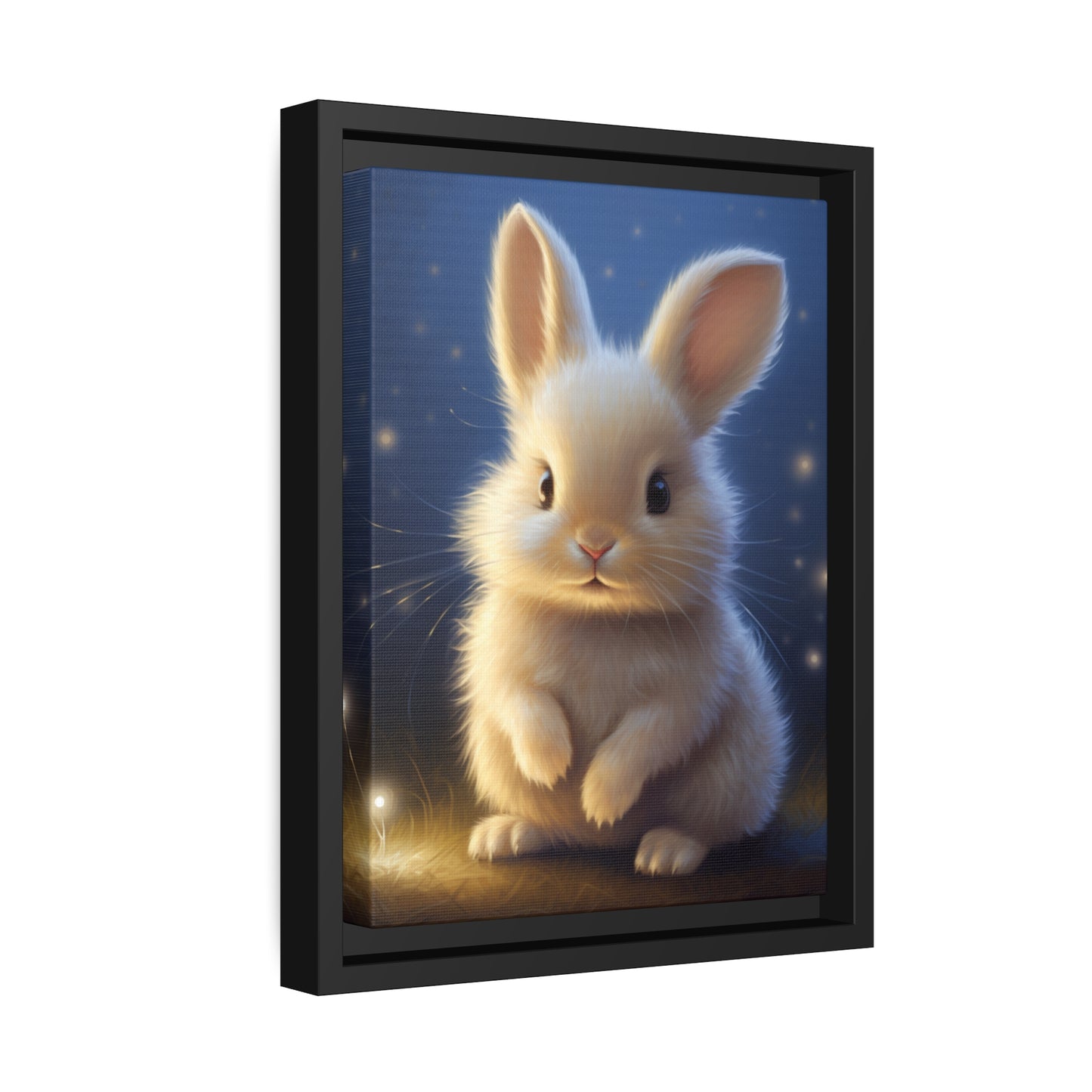 Baby Bunny Framed Wall Canvas