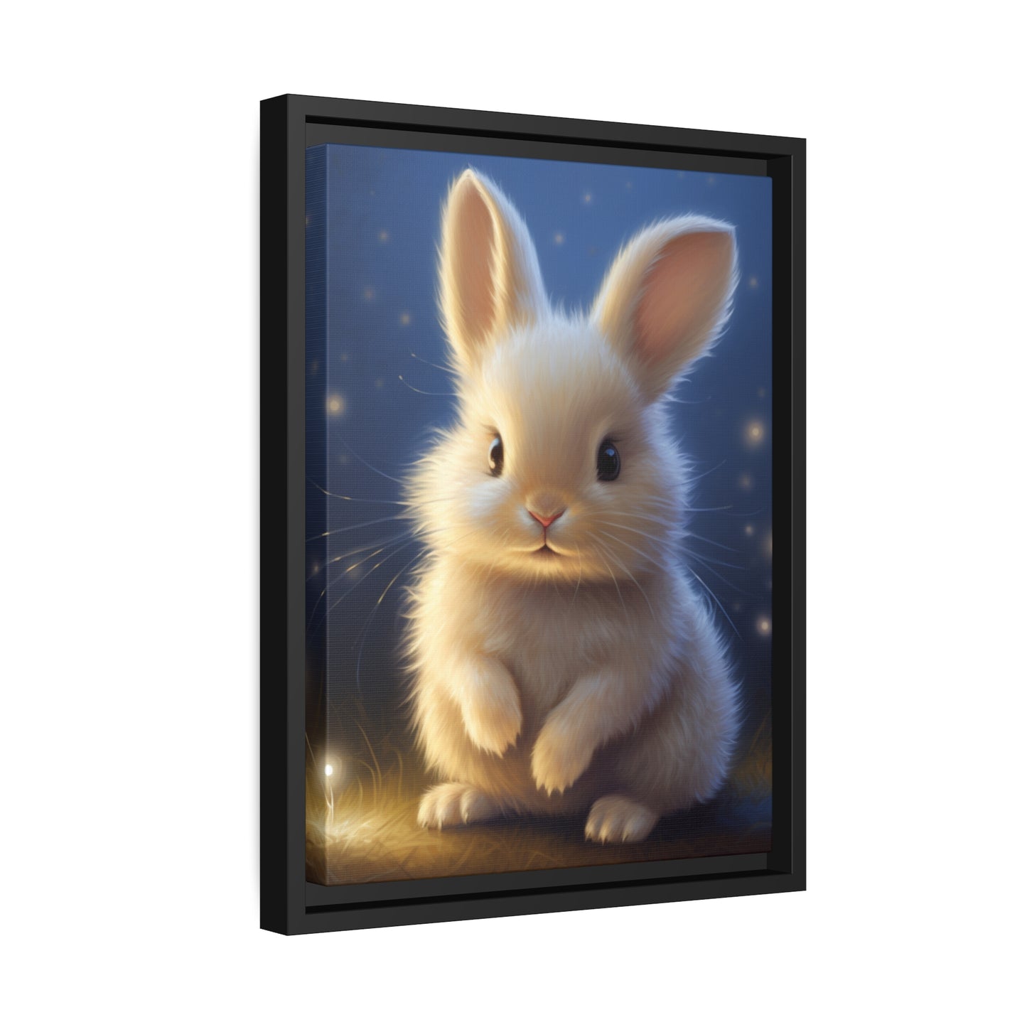 Baby Bunny Framed Wall Canvas