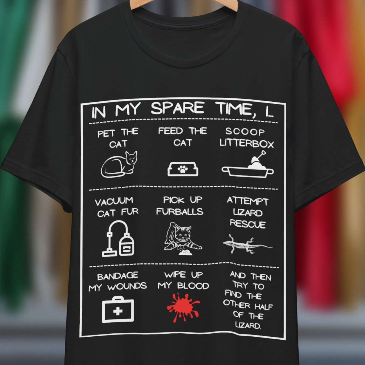 Cat Parent's Spare Time - T-Shirt