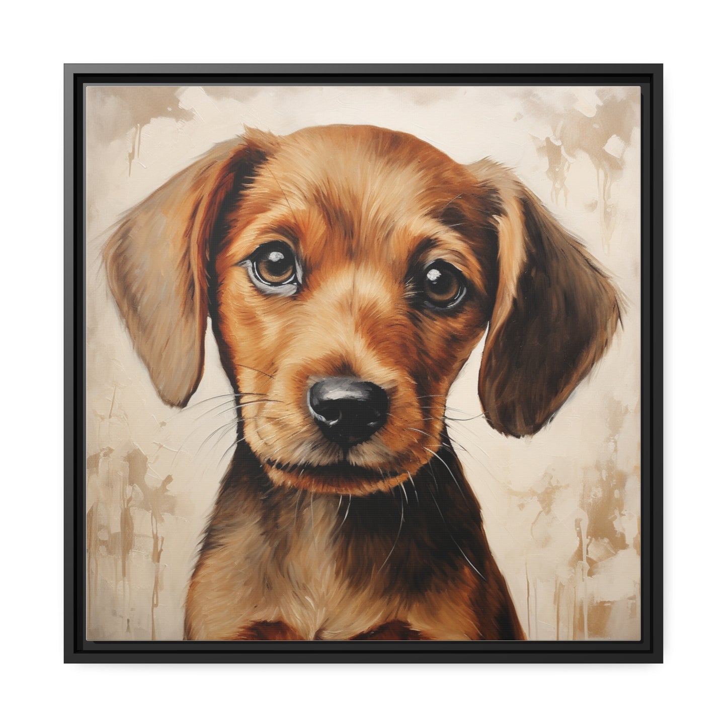 Little Dachshund - Pawsitively Adorable Canvas