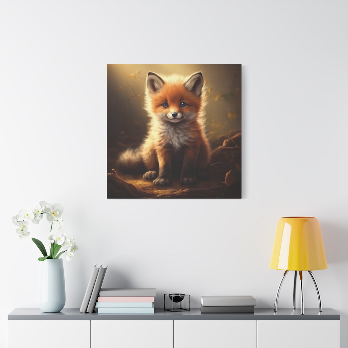 Baby Fox Wall Canvas