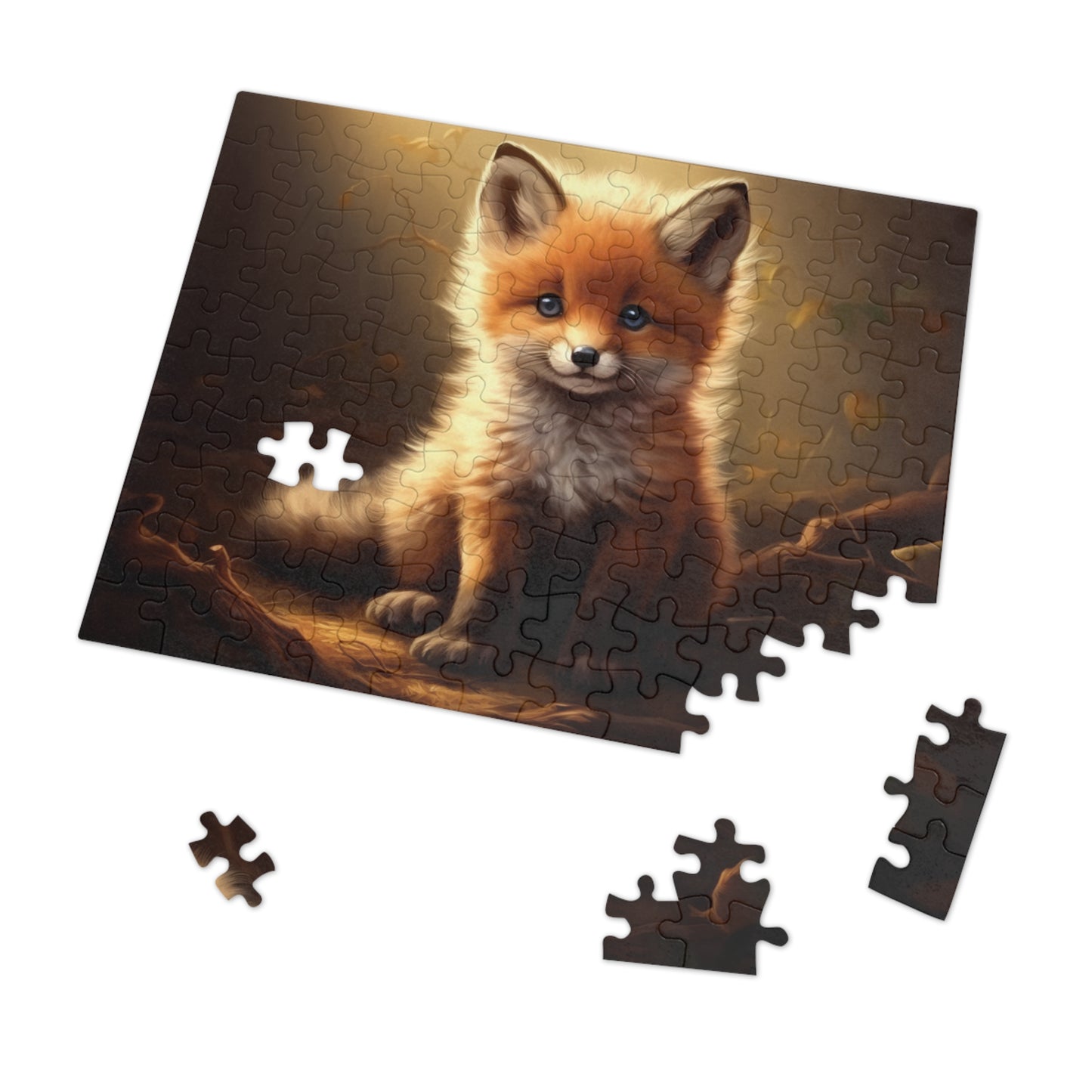 Baby Fox - Children's Jigsaw Puzzle (30 or 110 Piece)