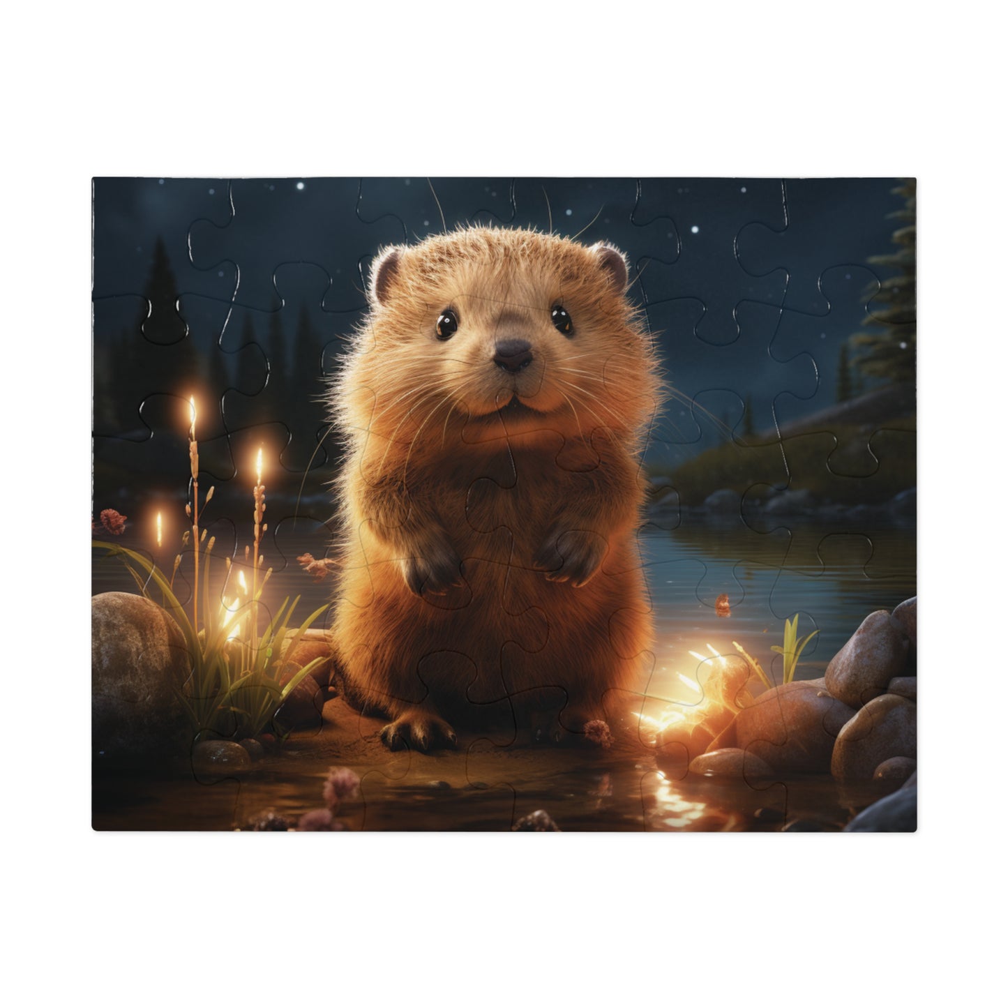 Baby Beaver - Children's Jigsaw Puzzle (30 or 110 Piece)