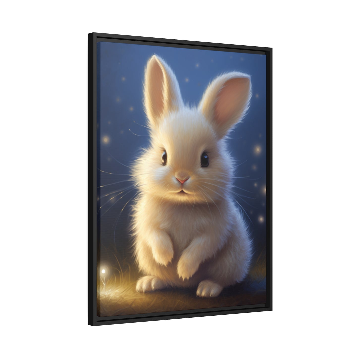 Baby Bunny Framed Wall Canvas