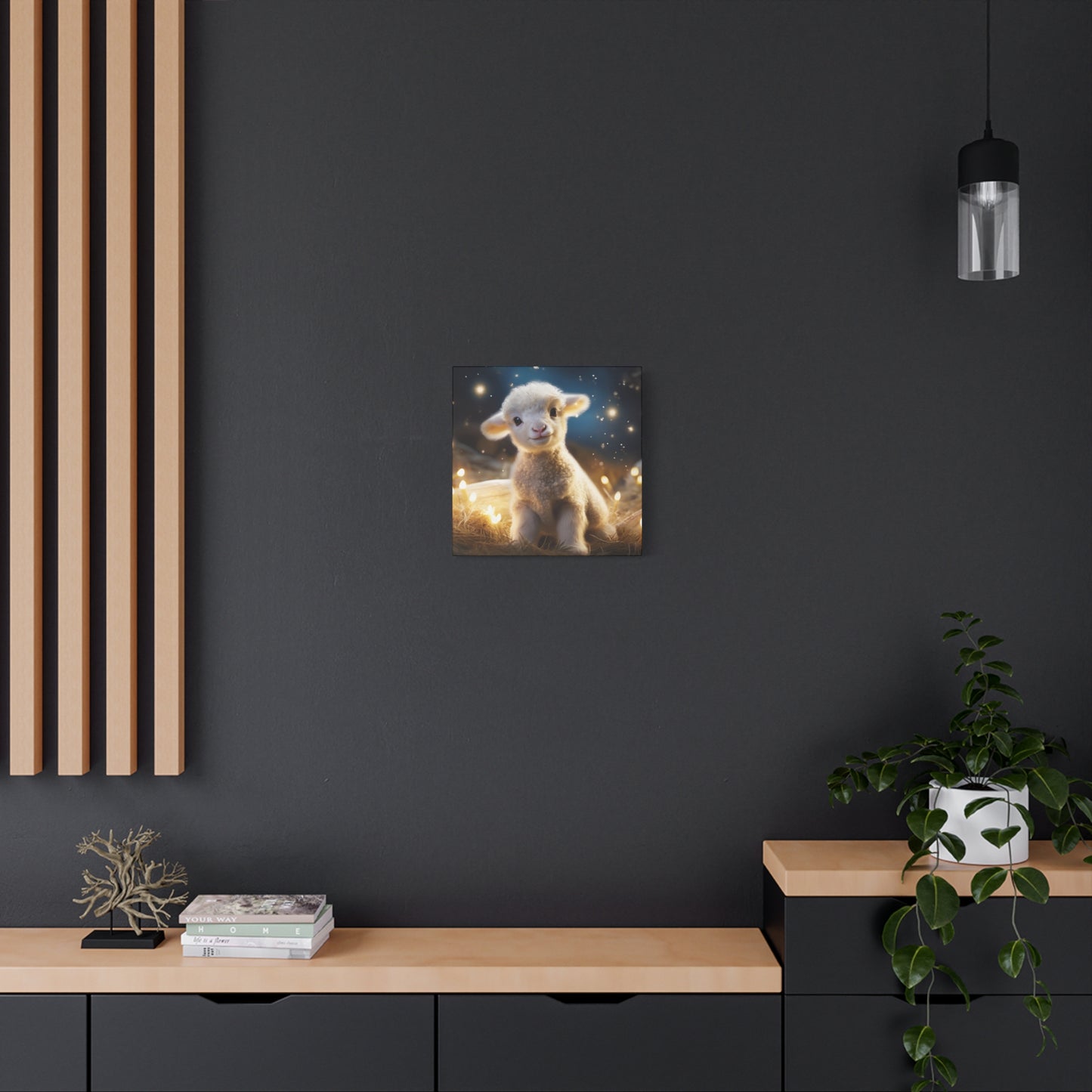 Baby Lamb Wall Canvas