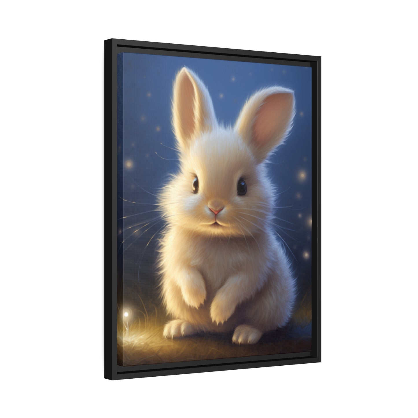 Baby Bunny Framed Wall Canvas