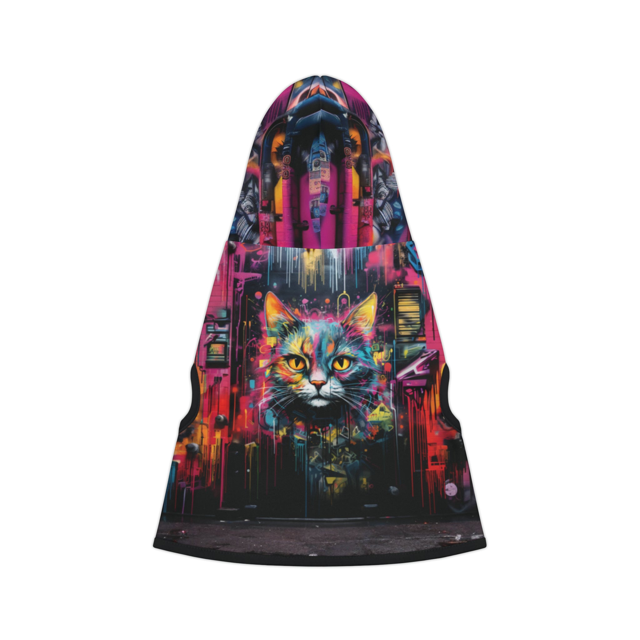 Graffiti Cat Wall - Pet Hoodie