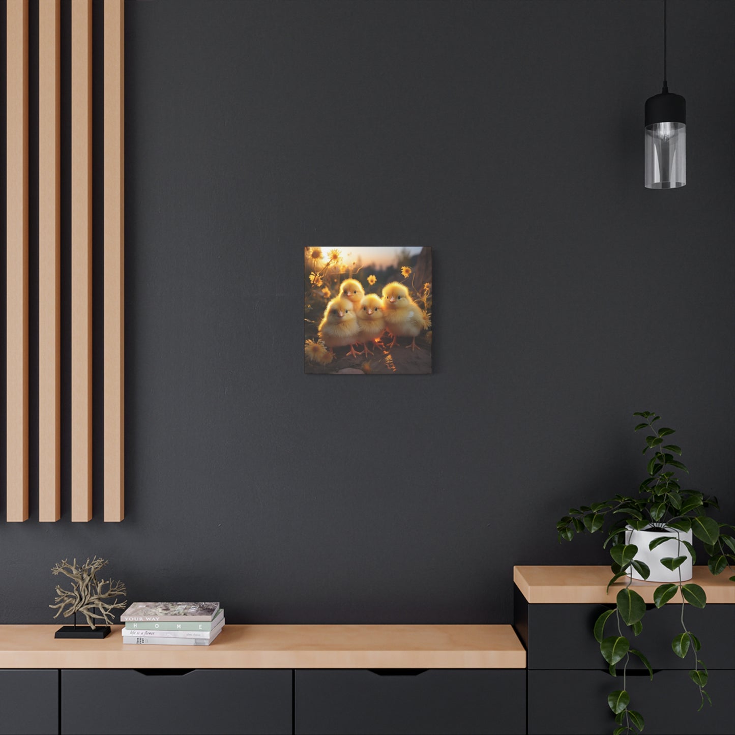 Baby Chicks Wall Canvas