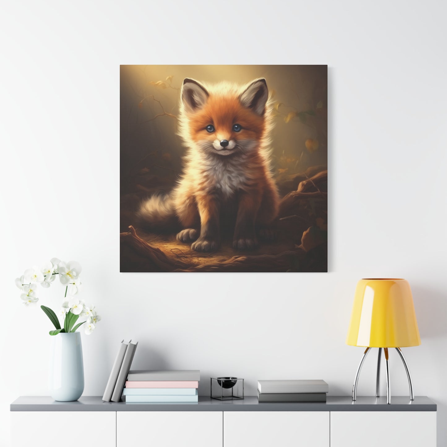 Baby Fox Wall Canvas