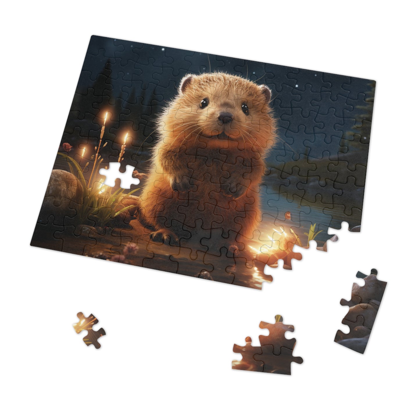 Baby Beaver - Children's Jigsaw Puzzle (30 or 110 Piece)