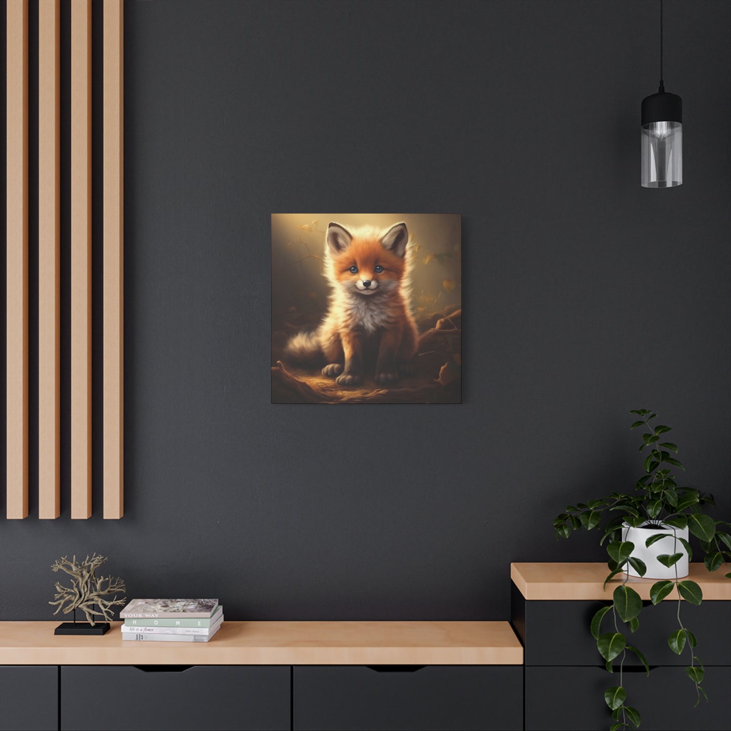 Baby Fox Wall Canvas