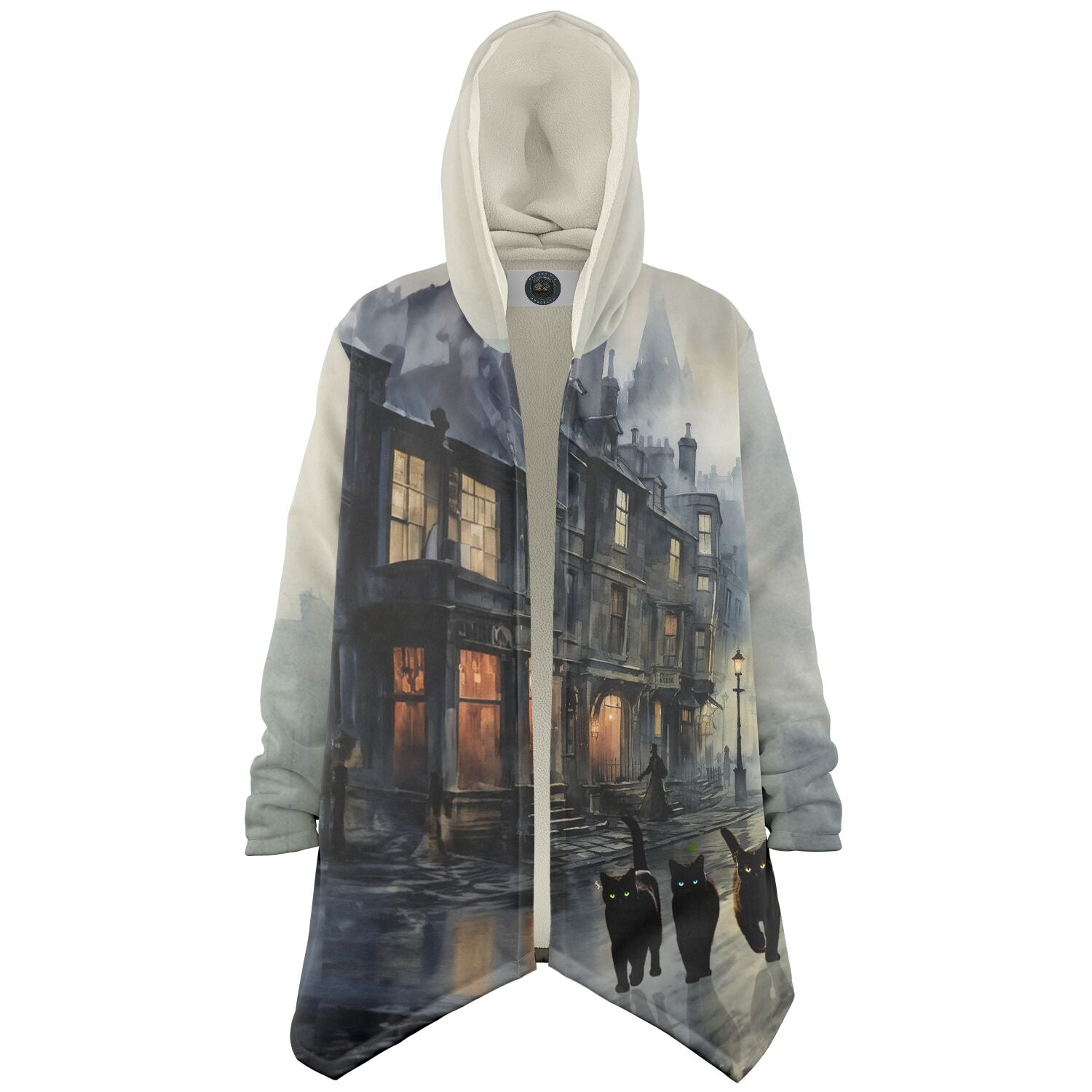 Cats in London Fog - Fleece Lined Cloak