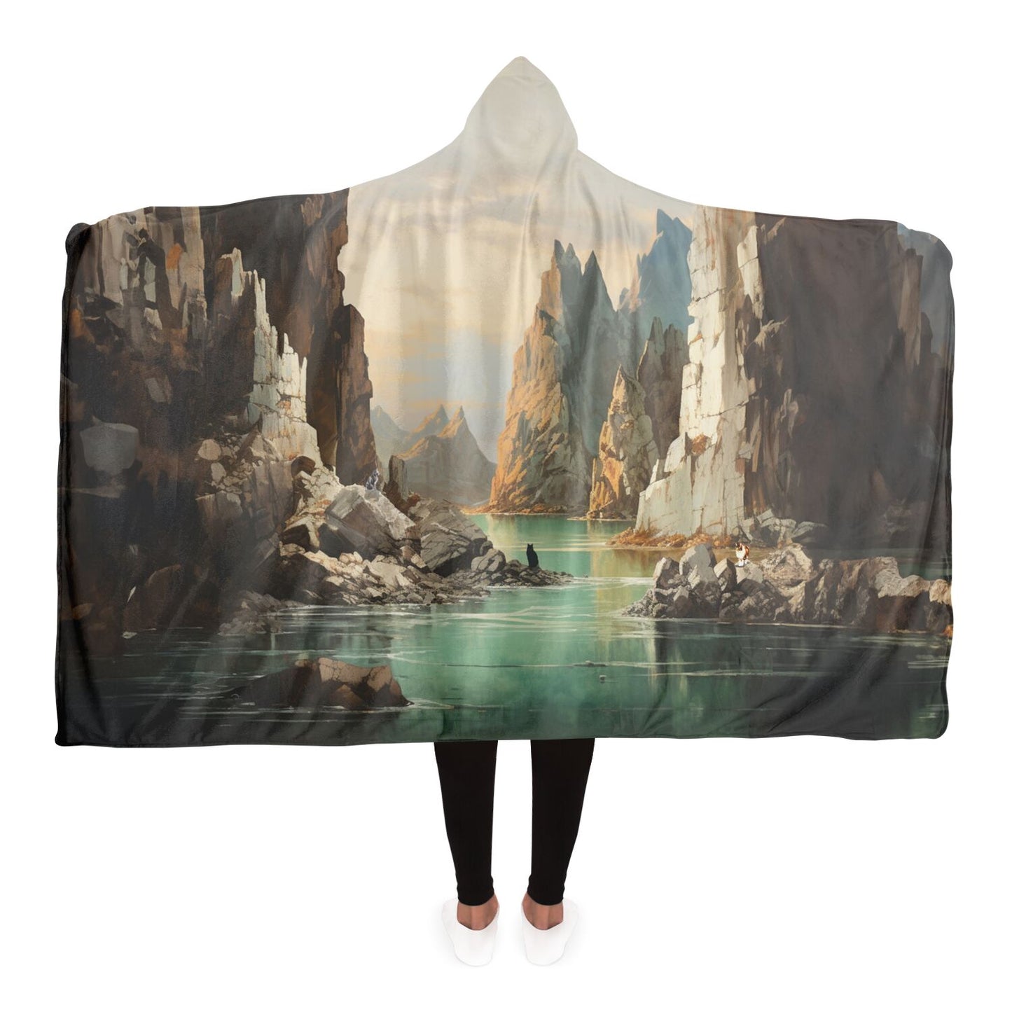 Cats at Canyon Cove - Hooded Blanket