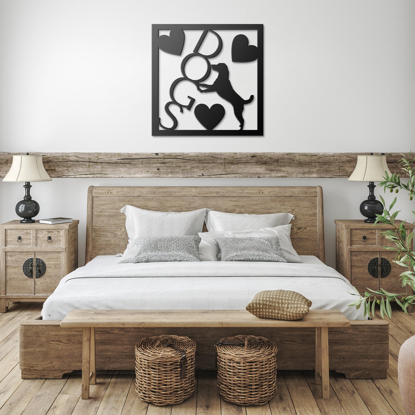 Dog Lovers Metal Sign
