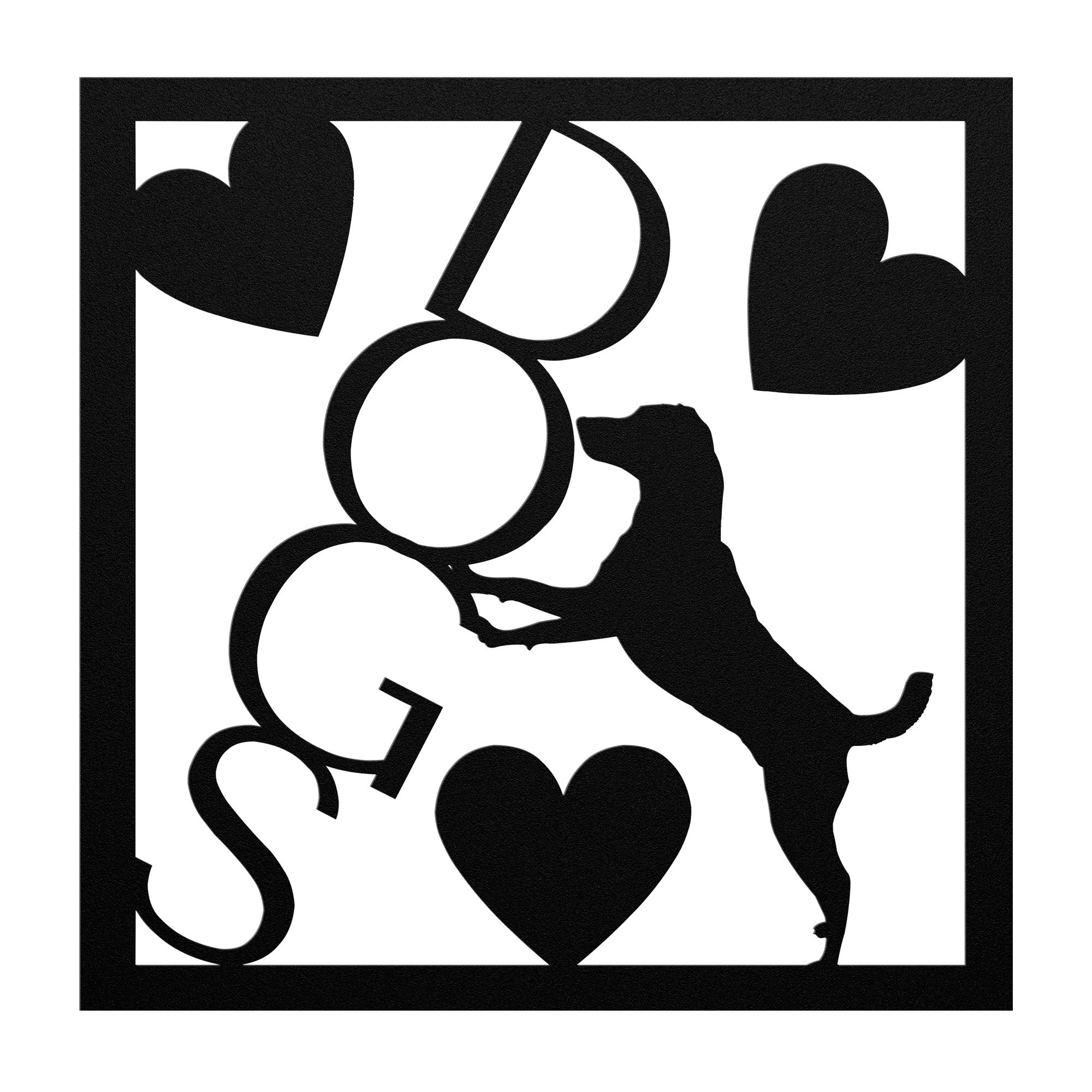 Dog Lovers Metal Sign