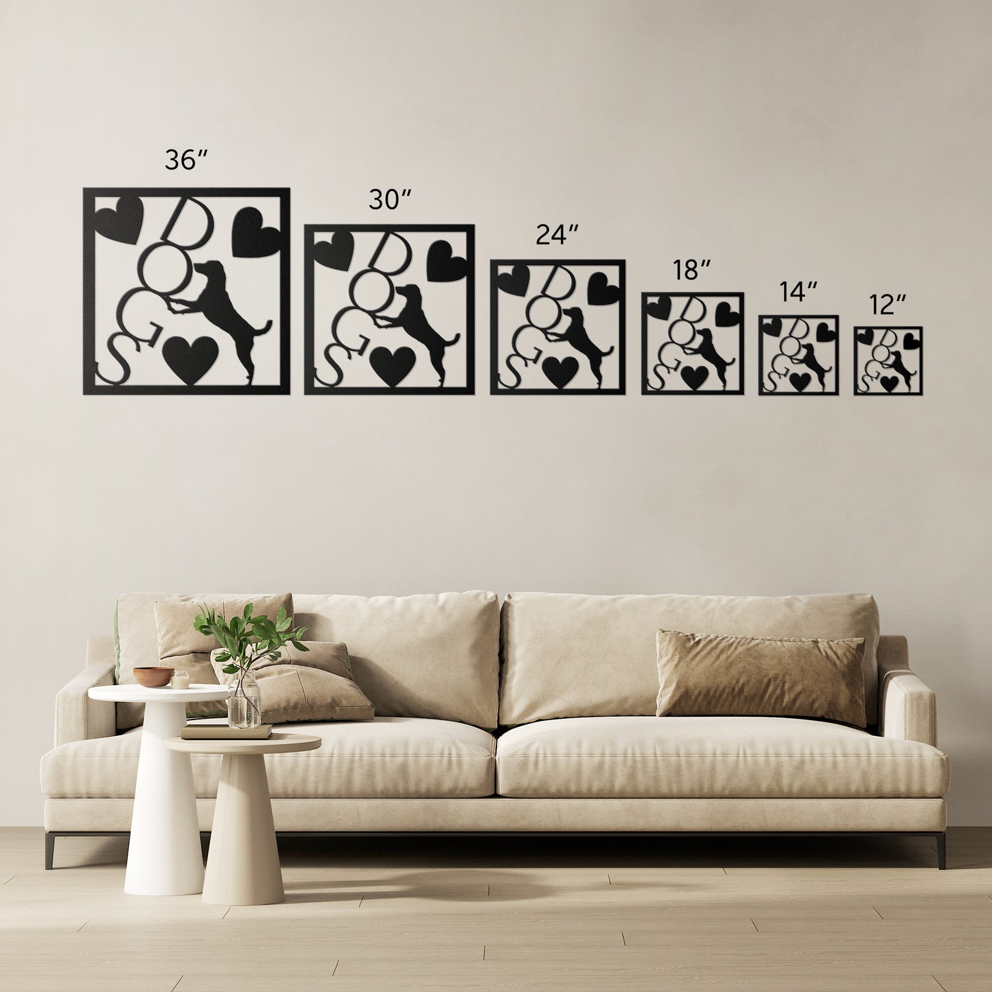 Dog Lovers Metal Sign