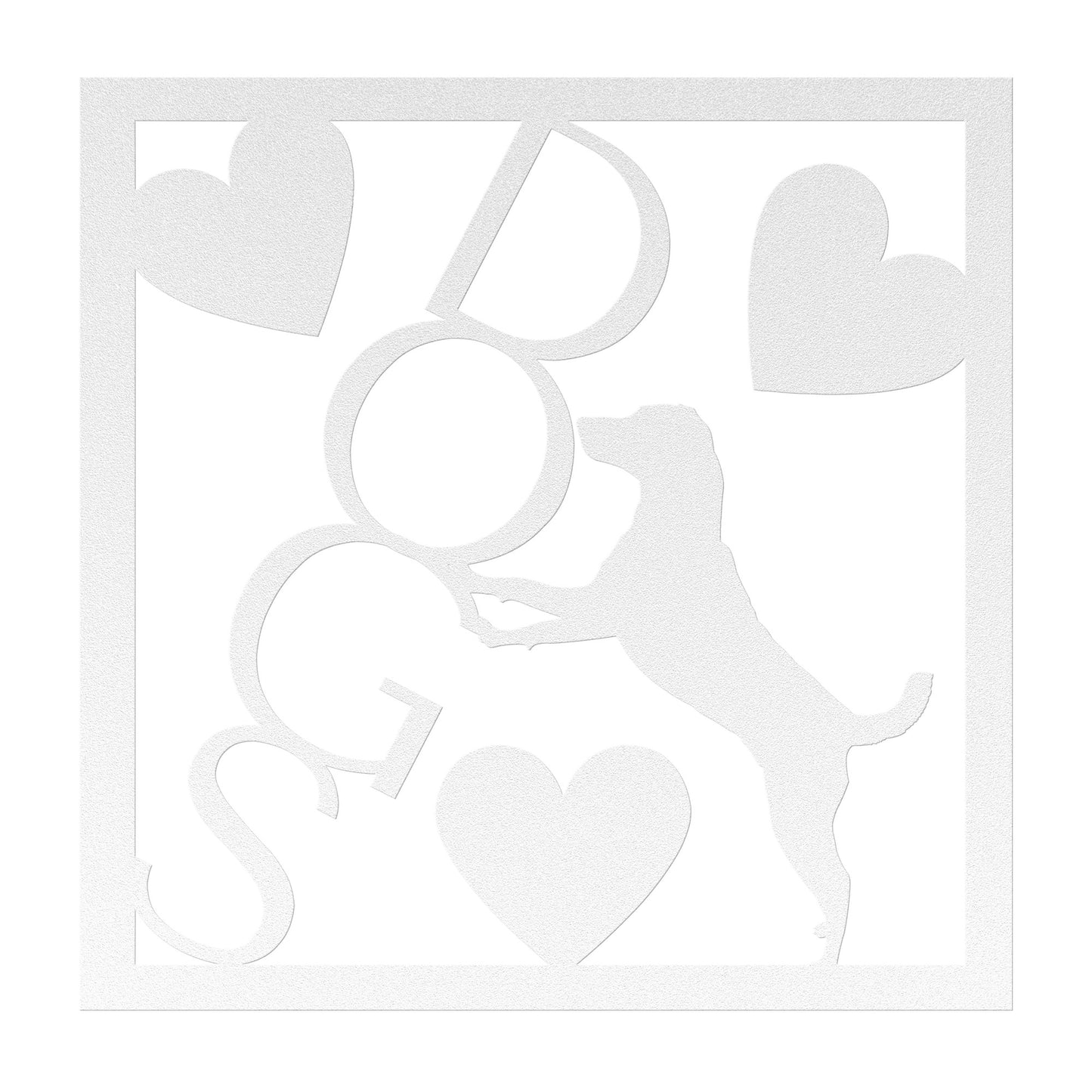 Dog Lovers Metal Sign