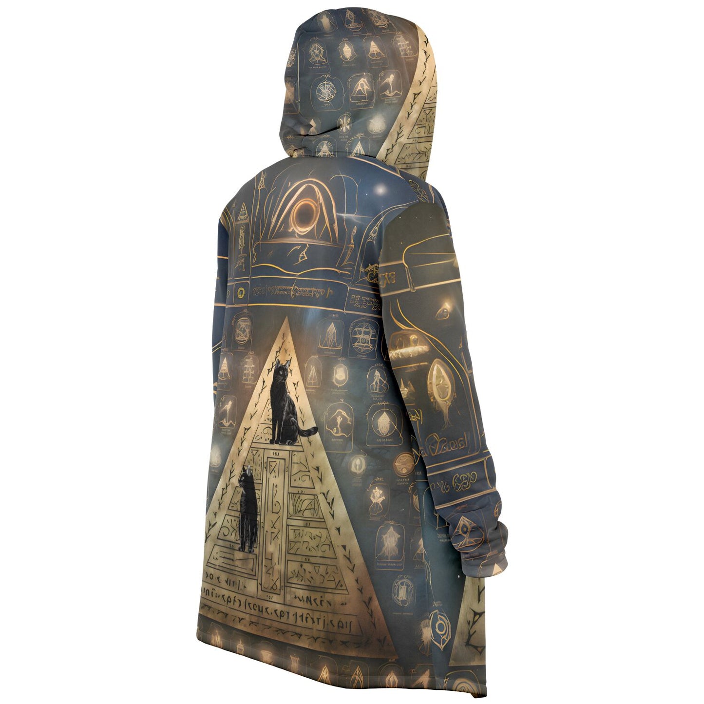 Cats at The Mystical Pyramid - Fleece Lined Cloak