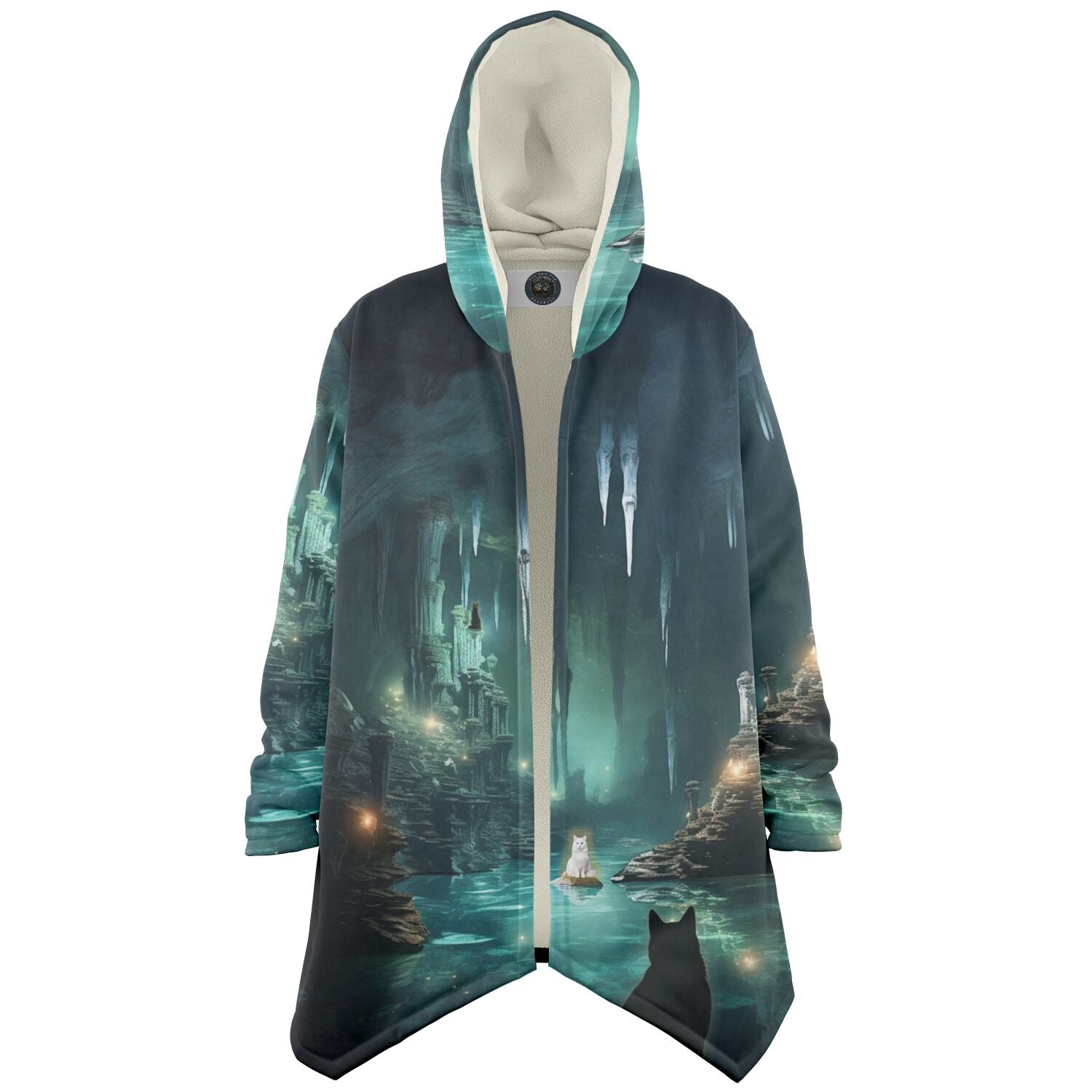 Cats in a Lost City - Fleece Lined Cloak