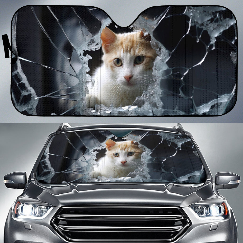 Cat's Gaze Sunshade - Orange Cat