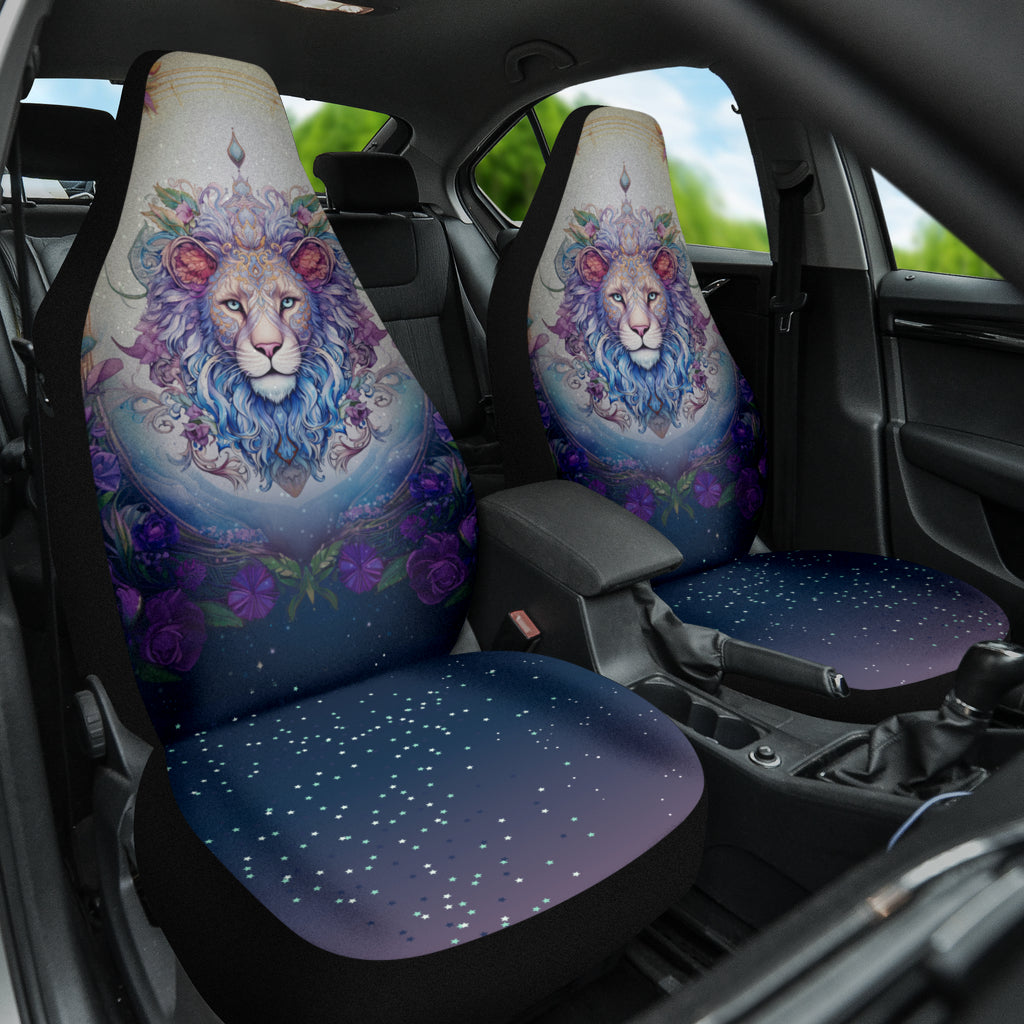 Pastel Lion and Stars Car Seat Covers